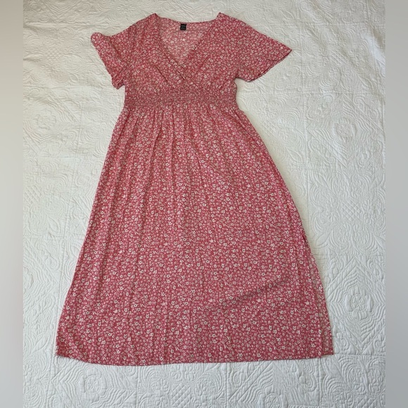SHEIN Women’s Size XL Dress in pink white and green floral fabric - Picture 9 of 12